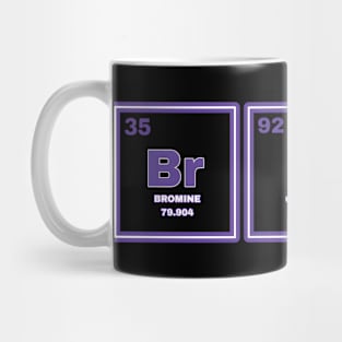 Bruh Periodic Table Mug